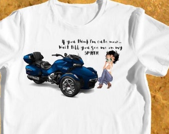 Camiseta de motocicleta Can Am Spyder