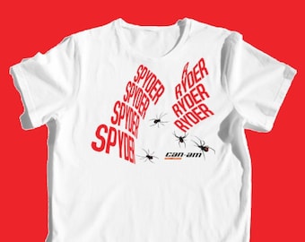 Can Am Spyder T-shirts motorfiets - heren en dames (unisex maten)