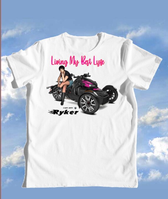 Can Am Ryker Tshirt Motorcycle Hot Pink Ryker Etsy
