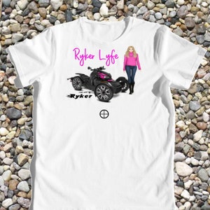 Can Am Ryker Tshirt Motorcycle Hot Pink Ryker