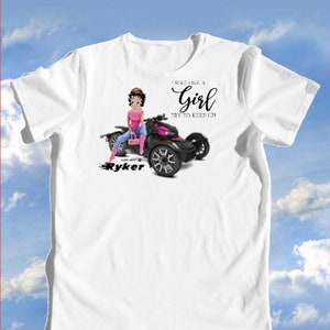 Can Am Ryker Tshirt Motorcycle Hot Pink Ryker