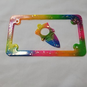 Personalized Motorcycle Frame for your License Plate Personalized with your Motorcycles Name Spyder or Ryker canam