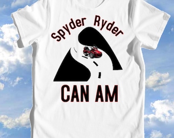 Can Am Spyder T-shirts motor, uniseks heren- en damesmaat