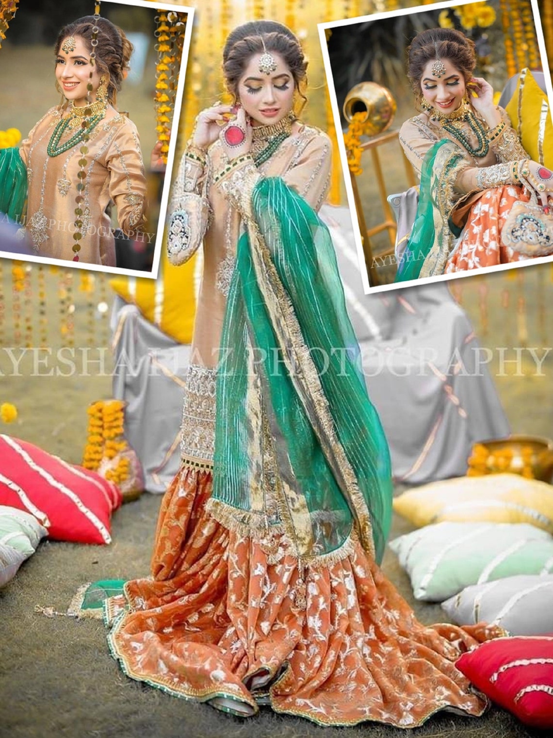 Pakistani Indian Designer Wedding Dress Mehndi Dress Bridal Etsy