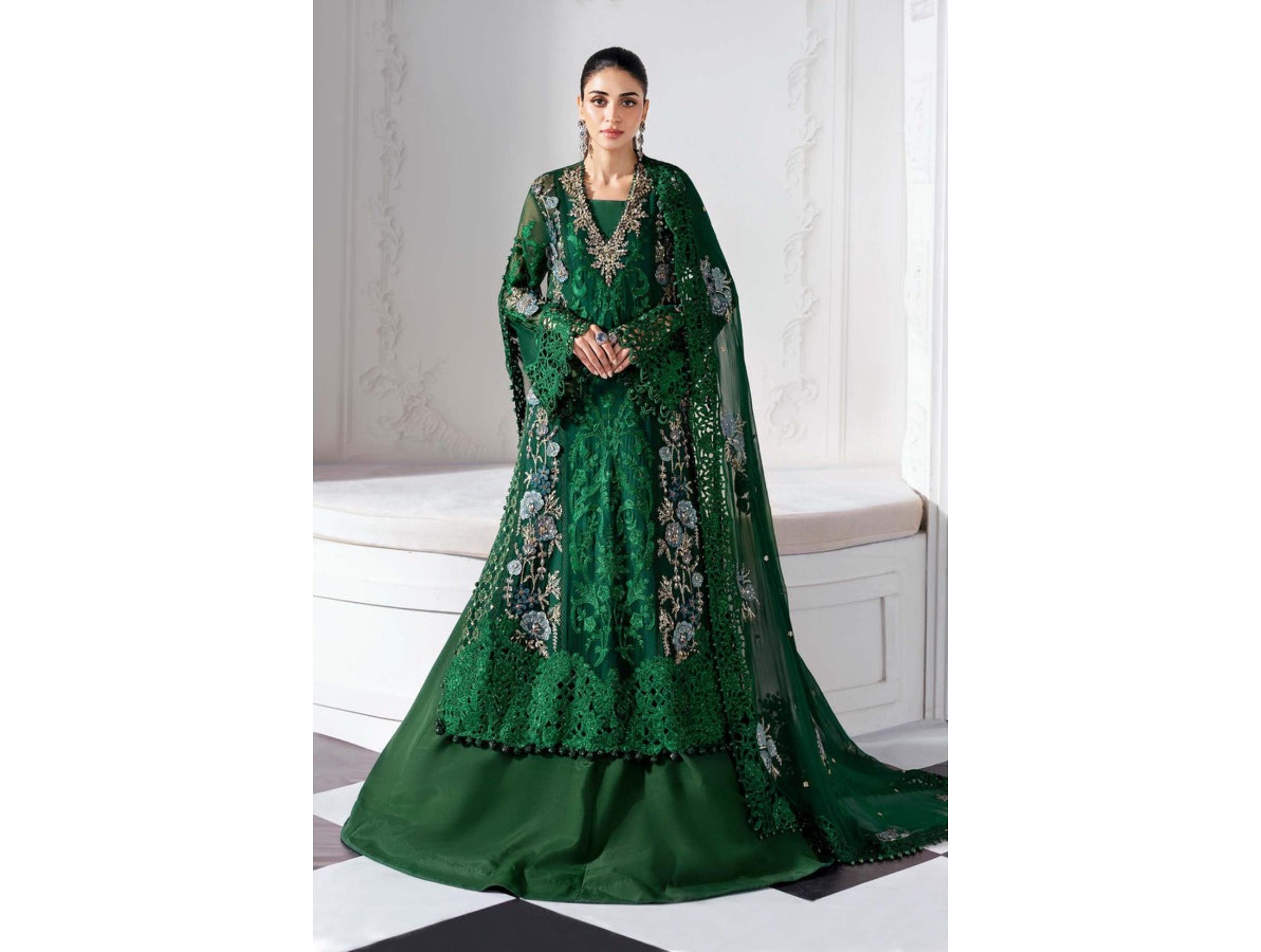 emerald green dress size 22 Goddiva Off The Shoulder Deep Plunge Velvet Maxi Dress main image 0