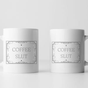 Tazza da sgualdrina del caffè - Regalo divertente per gli amanti del caffè - Tazza con umorismo per adulti - Tazza da dipendente dal caffè - Tazza offensiva - Tazza con parolacce - Regalo per bevitori di caffè - immagine 8