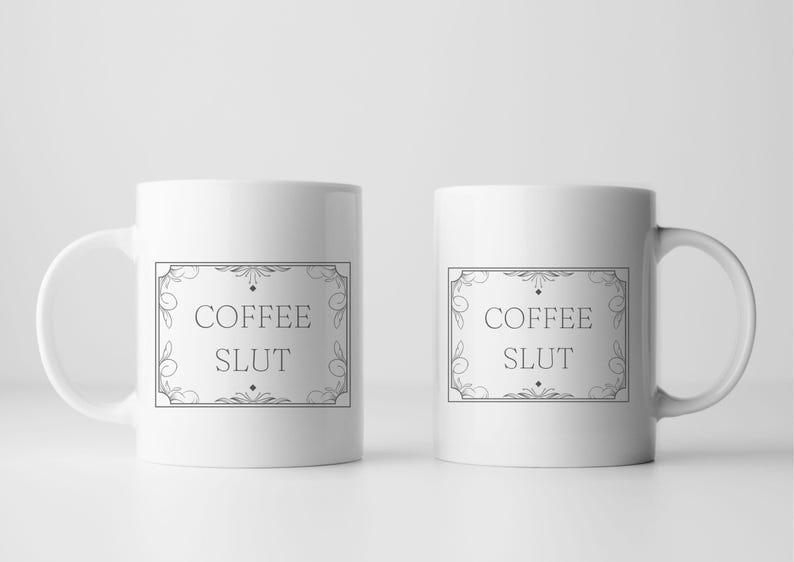 Tazza da sgualdrina del caffè - Regalo divertente per gli amanti del caffè - Tazza con umorismo per adulti - Tazza da dipendente dal caffè - Tazza offensiva - Tazza con parolacce - Regalo per bevitori di caffè - immagine 8