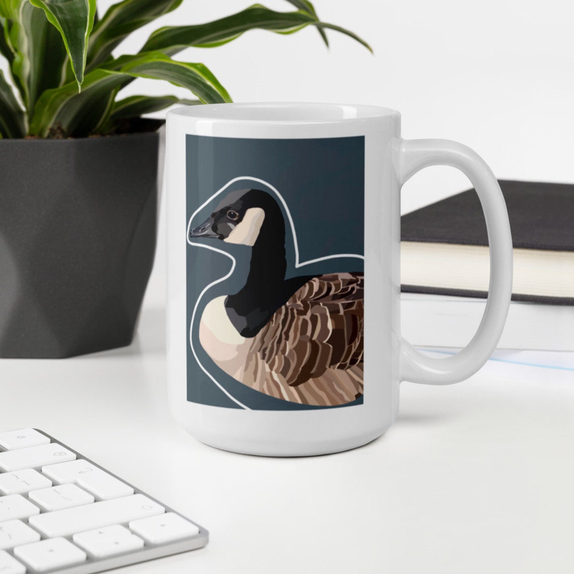 Canadian Goose glossy mug gift for him gift for her goose | Etsy