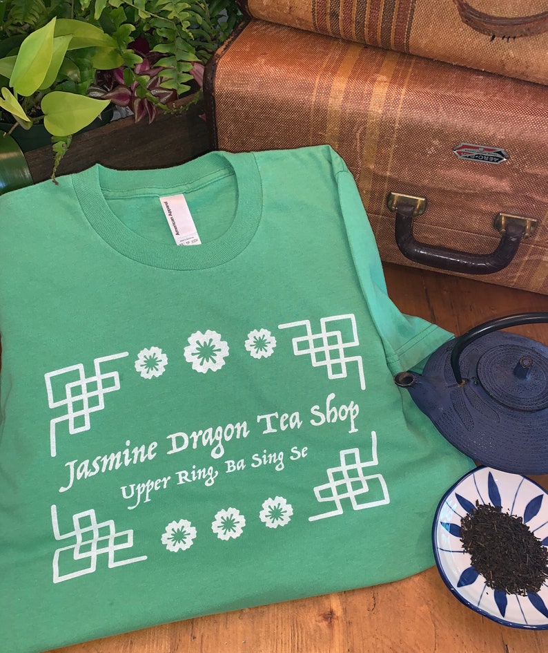Jasmine Dragon Tea Shop Tshirt Etsy
