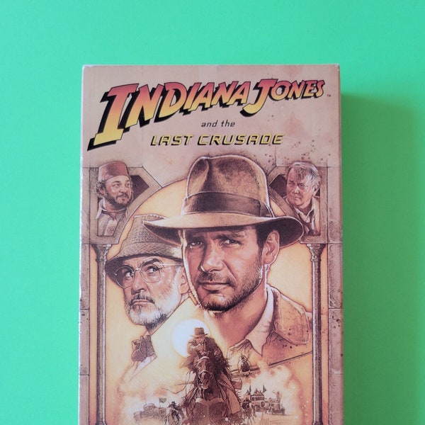 INDIANA JONES And The Last Crusade~VHS Tape From 1989~PG13~Pre-owned