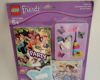 Lego Friends Birthday Invitations Etsy