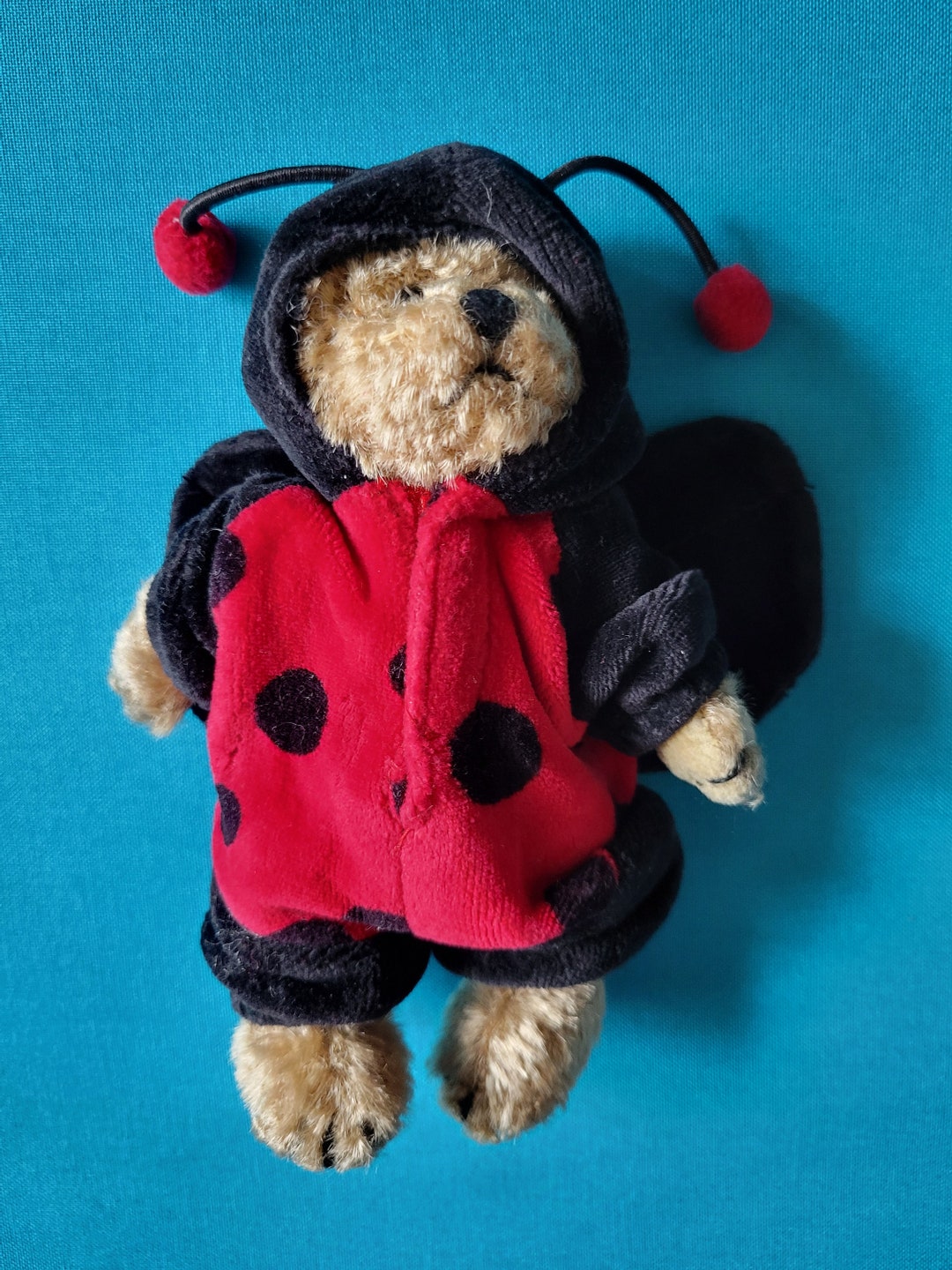 LADYBUG BEAR From Unipak Designs5 Tall Plush Light Brown Bear Dressed ...