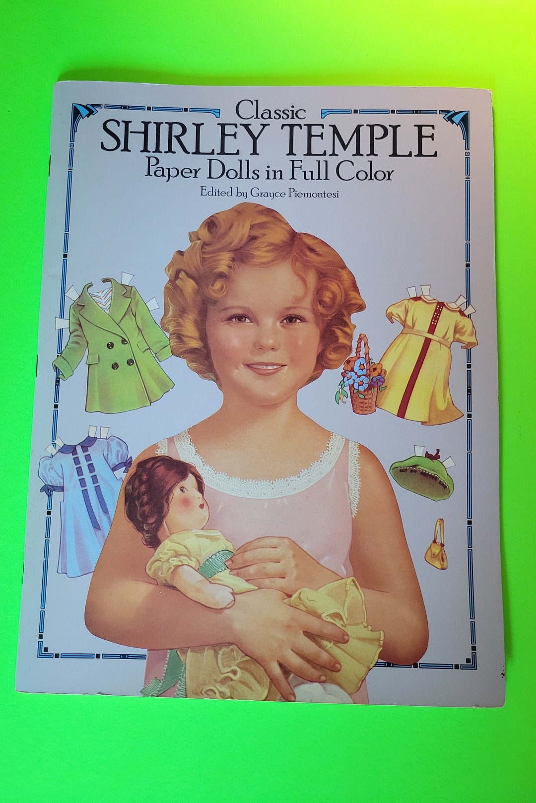 SHIRLEY TEMPLE Paper Dolls in Full Coloroversized Paperback Etsy