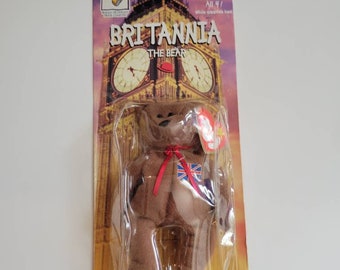 BRITANNIA The BEAR By TY & Ronald McDonald House Charities~Date Inroduced-December 31, 1997 and Date of Birth- December 15, 1997