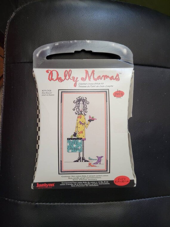 DOLLY MAMA'S Counted Cross Stitch KitShoe Etsy