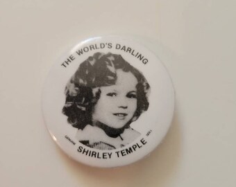 Shirley Temple  Cinéma Badge Epingle 38mm Button Pin 