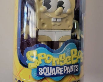 SPONGEBOB SQUARE PANTS~3 Collectible Figures From Nickelodeon~New In Original Sealed Package~For Ages 3+
