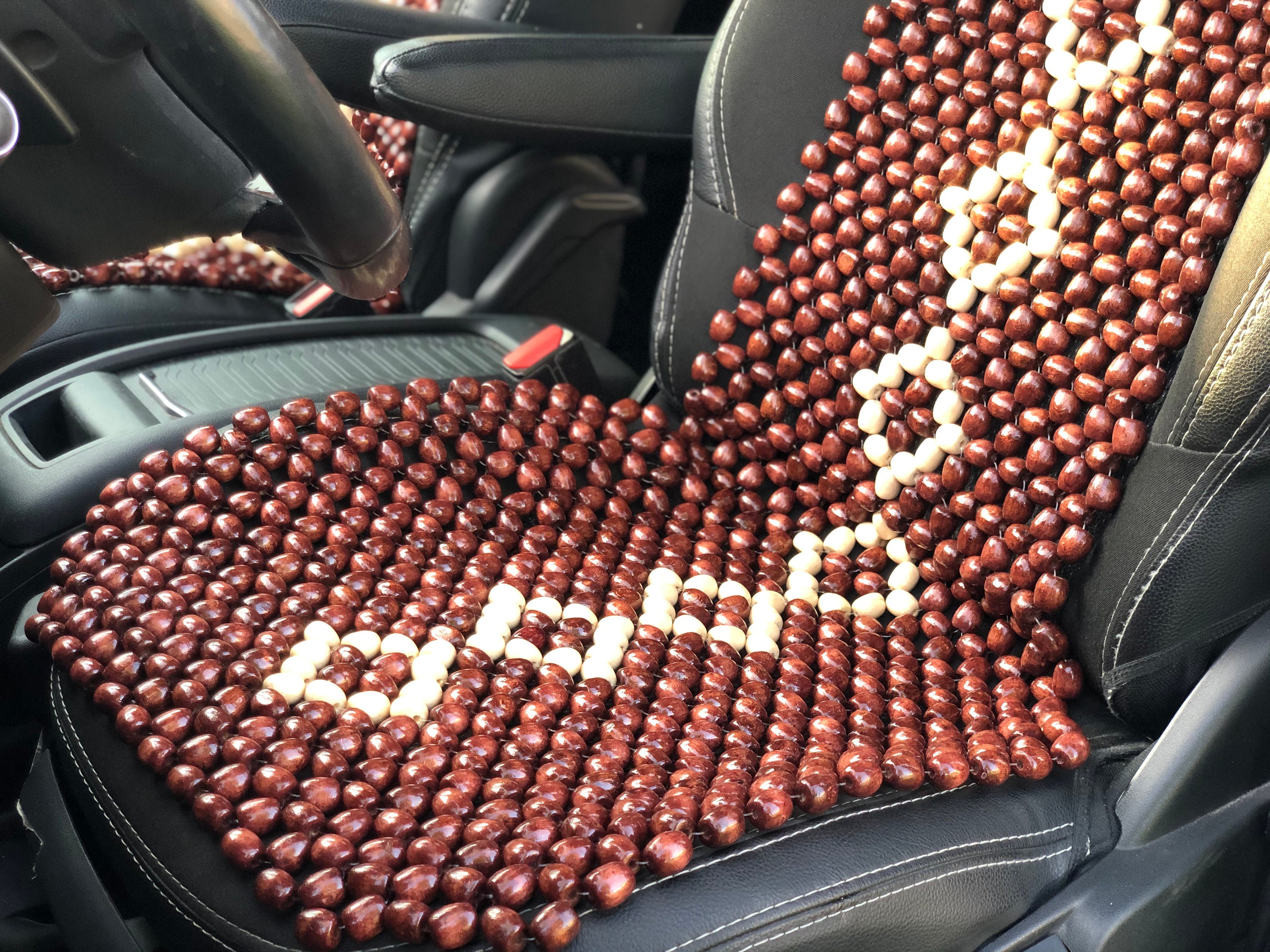 Beaded Car Seat Wooden Car Chair Car Wooden Massager Beaded Etsy UK
