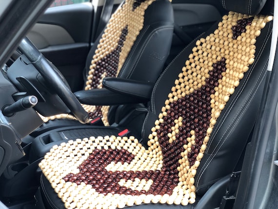 Bead Seat Cover, Beaded Car Seat Cover, Chair Cushion Massager, Wooden Bead  Cover, Car Front Seat Cover 