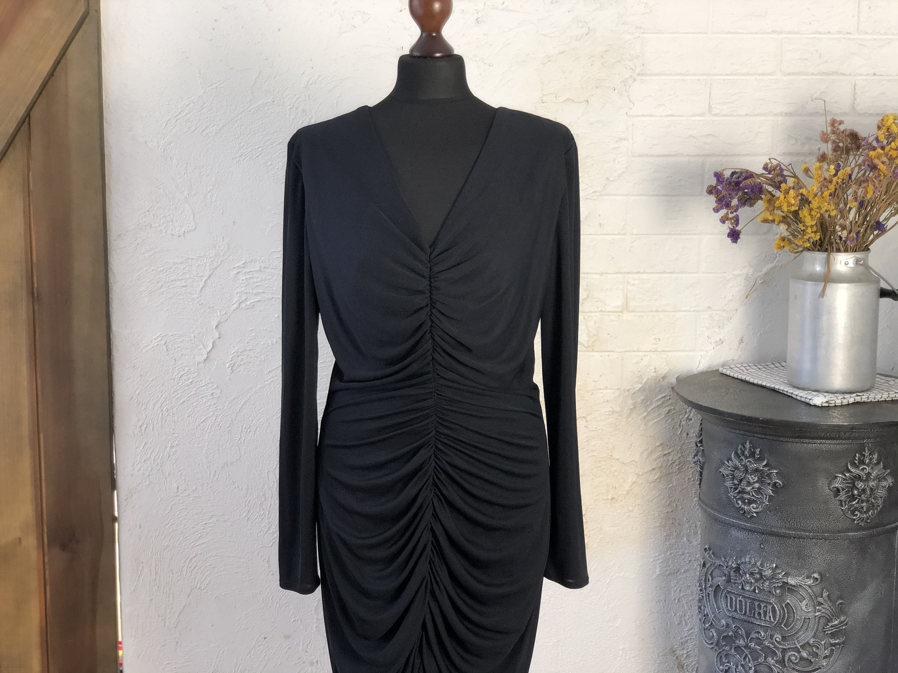 Vintage TRAVILLA Dress Black Dress Women Size 14 Marilyn - Etsy UK