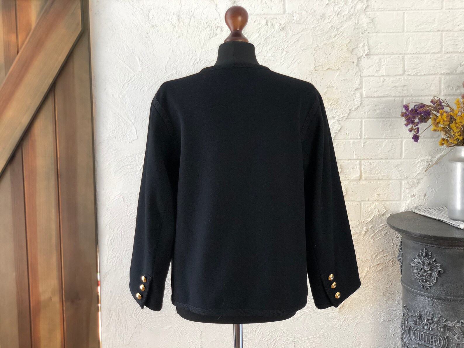 Vintage Yves Saint Laurent Black Jacket Women YSL jacket small Etsy