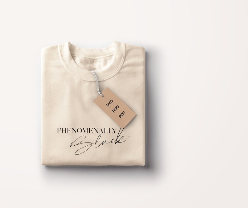 Download Phenomenally black svg file cut png sublimation design Shirt | Etsy