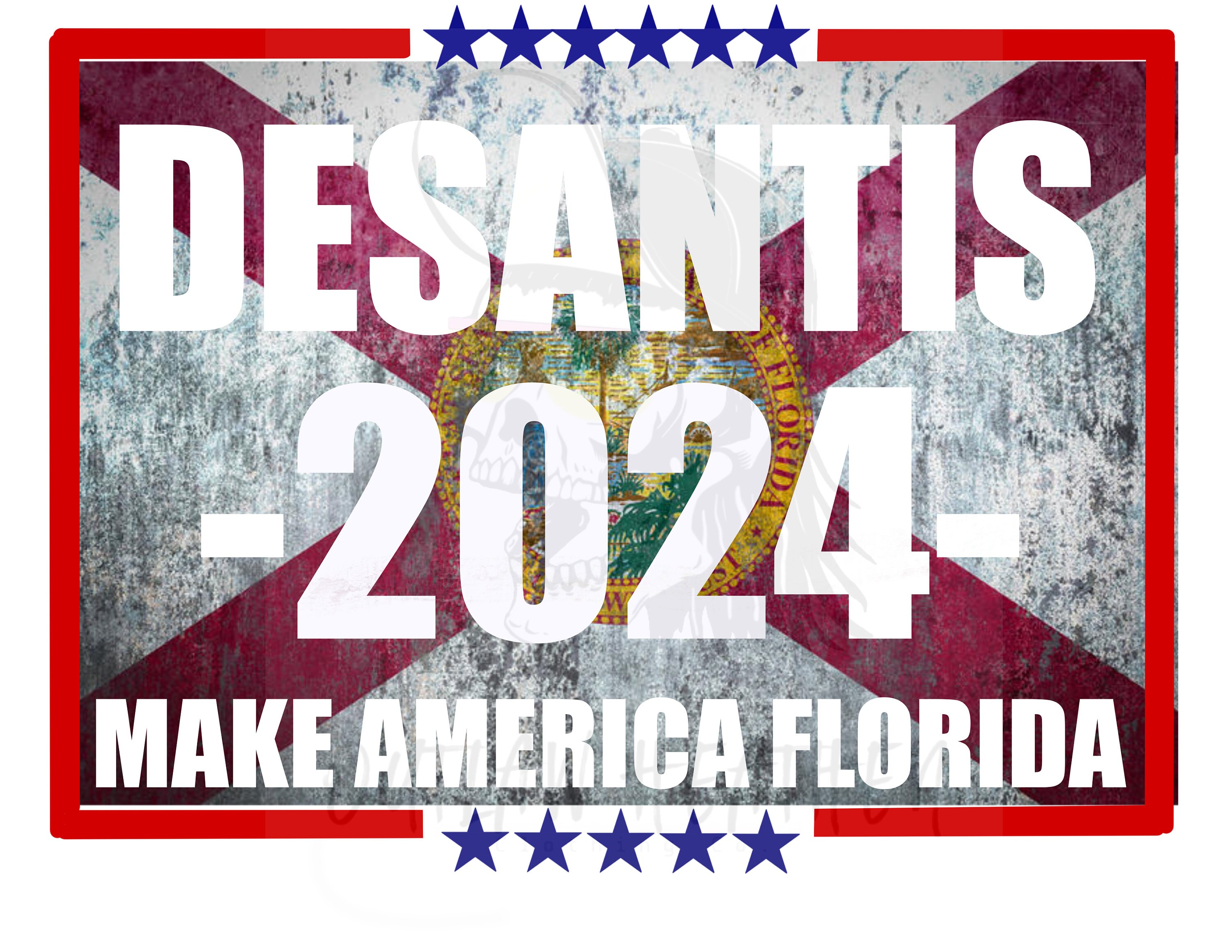 Desantis 2024 Florida Flag Digital Download Etsy