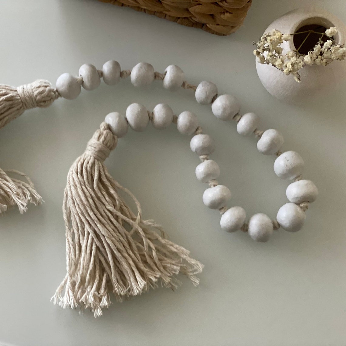 Dekorative Girlande mit Quasten zur Kamindekoration | Etsy