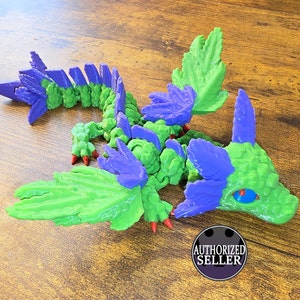 Articulated Baby Axolotl Winged Dragon - 3D Printed