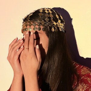 arabian coin headpiece