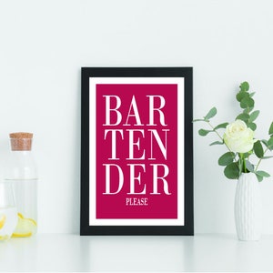 DMB Bartender Please Downloadable print