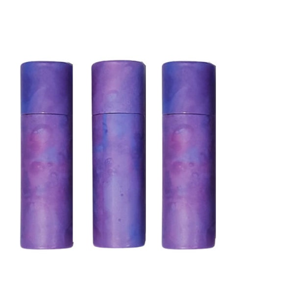 Decorative Paper Tube Kraft Purple Lot of Bulk