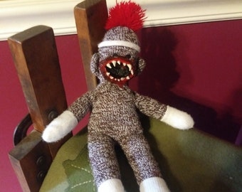 creepy sock monkey