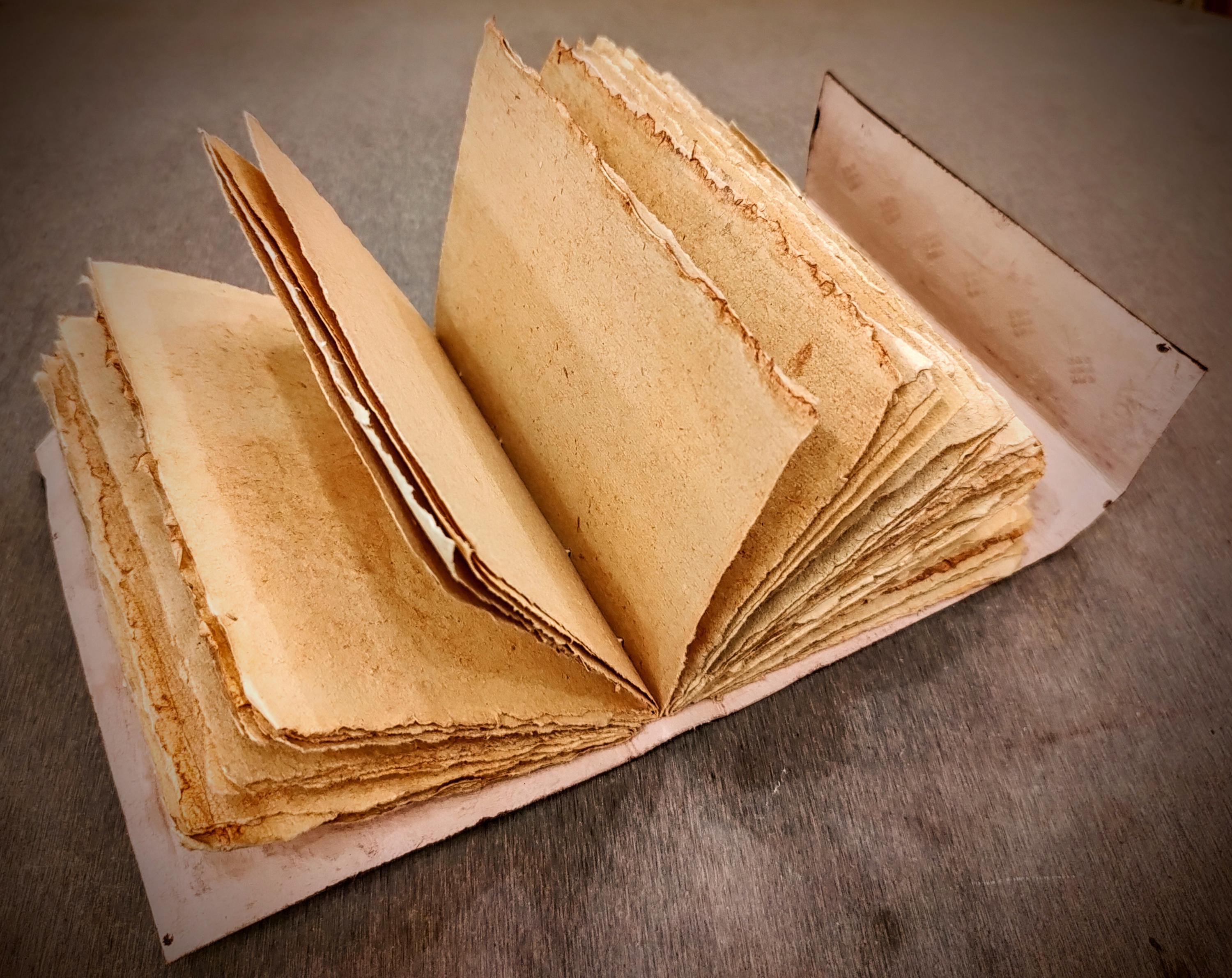 A5 Embossed Elephant Leather Journal - Antique Copper, 200 Pages, PU Cover Notebook - View #6