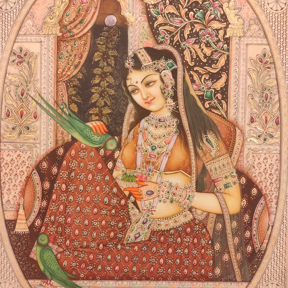 Sales Rajisthani Woman, Hand-painted