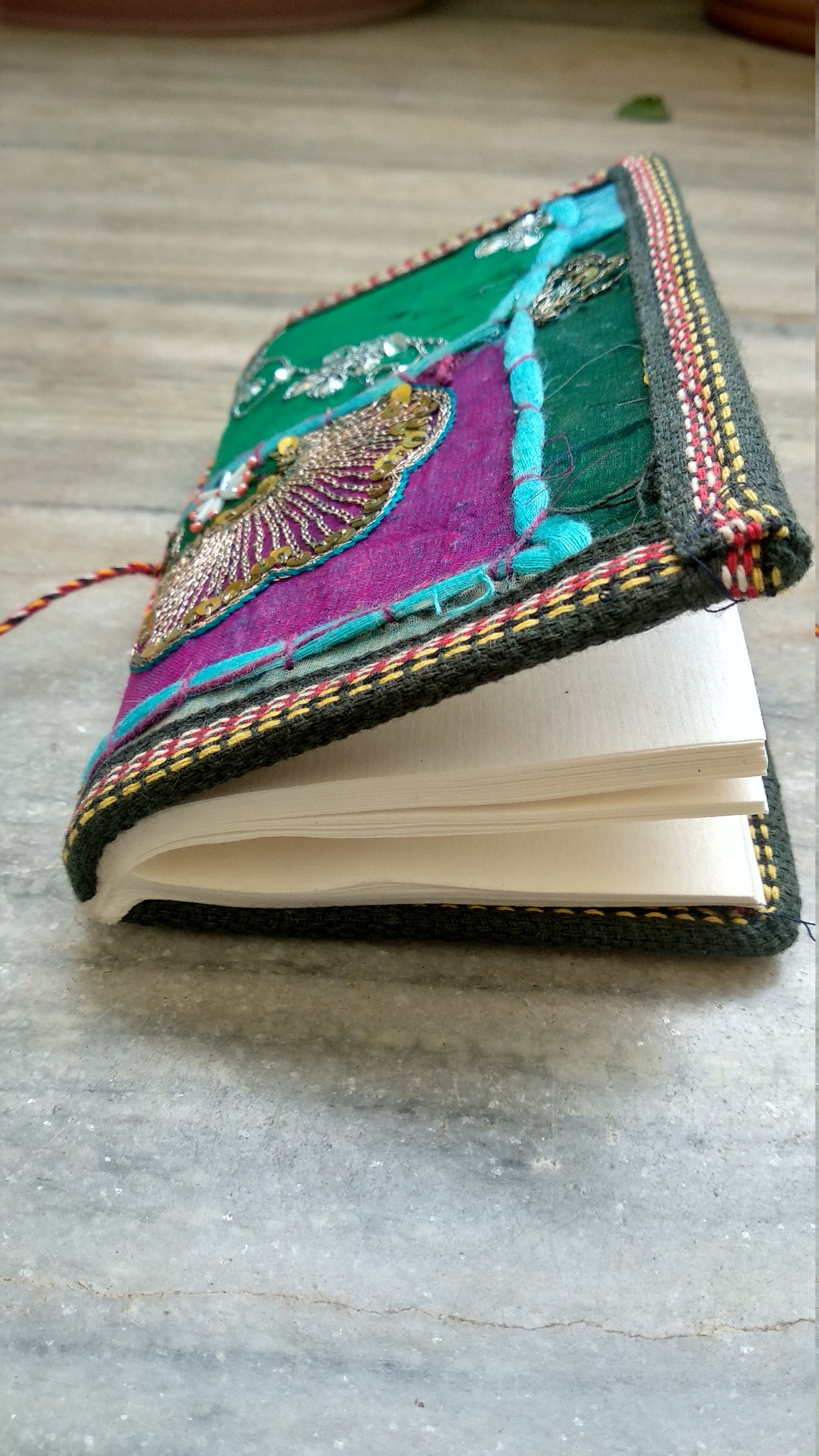 Handmade Assorted Sari Fabric Diary Writing Notebook Etsy