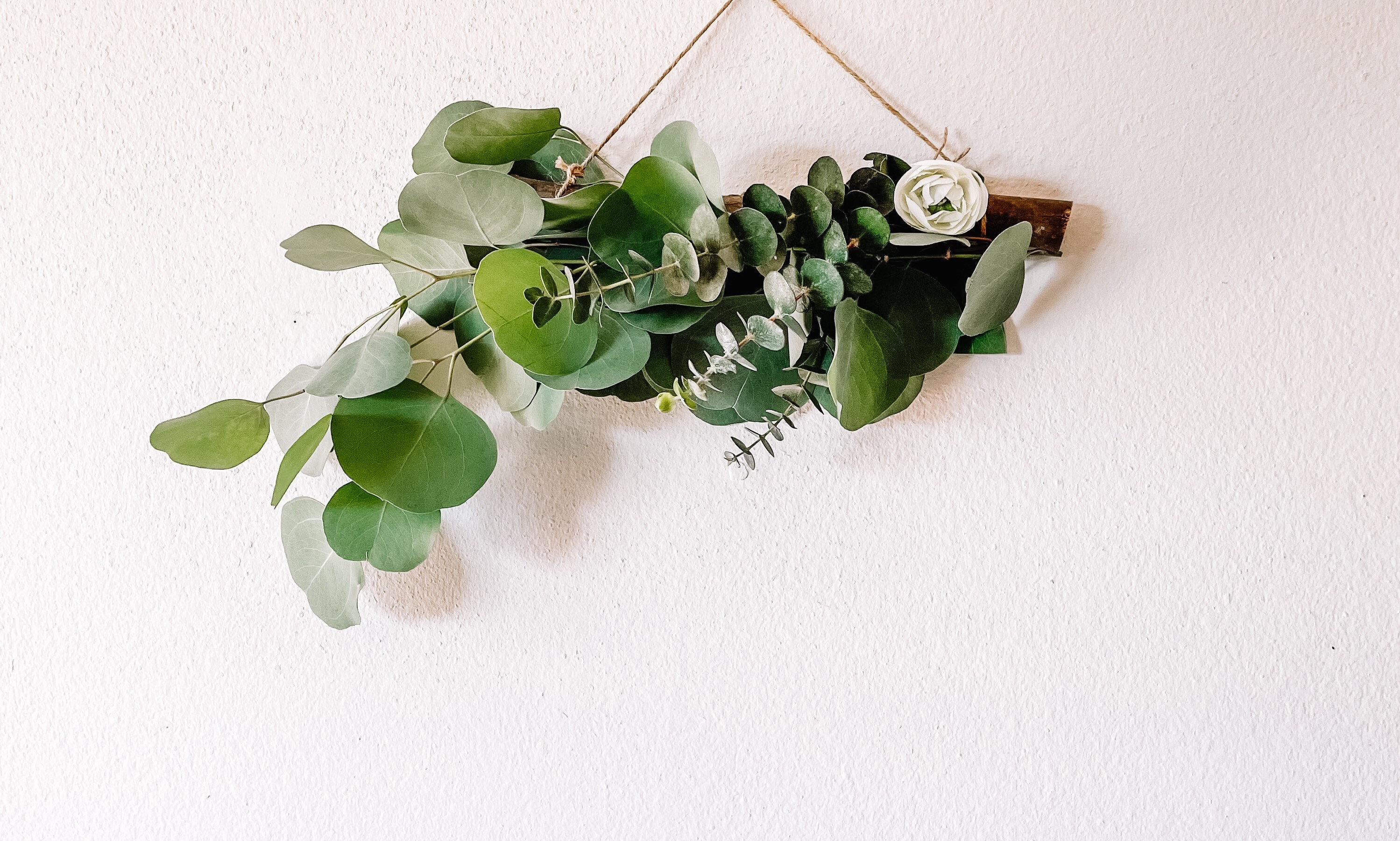 Eucalyptus Wall Hanging Eucalyptus Floral Wall Hanging Boho Etsy