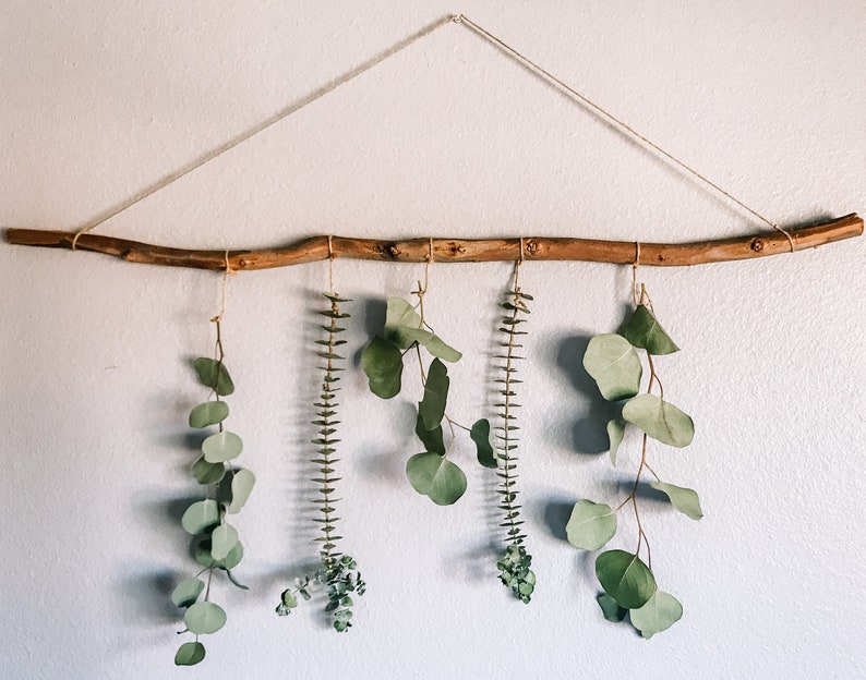 Eucalyptus Wall Hanging Eucalyptus Eucalyptus Hanging Boho Etsy
