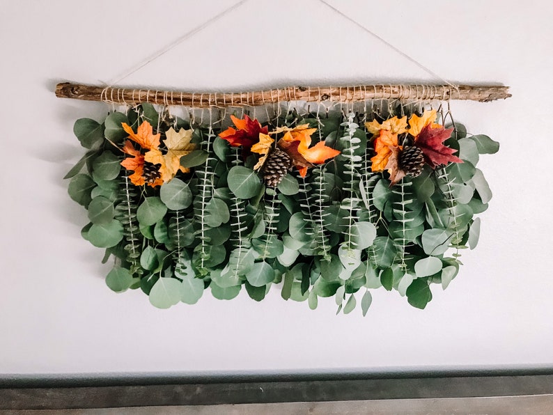 Eucalyptus Wall Hanging Eucalyptus Boho Wall Hanging Boho Etsy