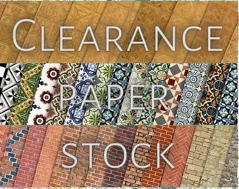 5 Sheets Of Clearance Flooring, Wallpaper Or Brick