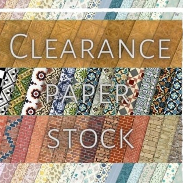 5 Sheets Of Clearance Flooring, Wallpaper Or Brick