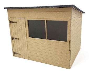 Dollshouse Miniature DIY Shed Kit 1:12
