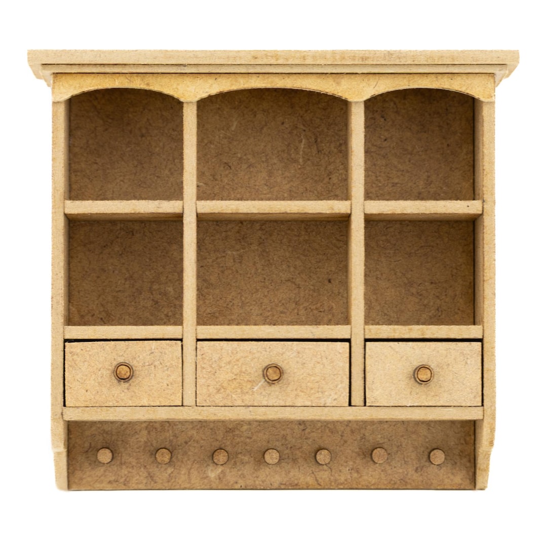 Miniature Dollshouse Wall Cabinet Kit - Etsy