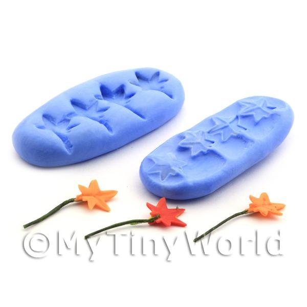 Miniature 2 Part Maple Leaf Reusable Silicone Mould