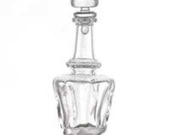 Miniature Handmade Clear Glass Liqueur Bottle Shaped Decanter