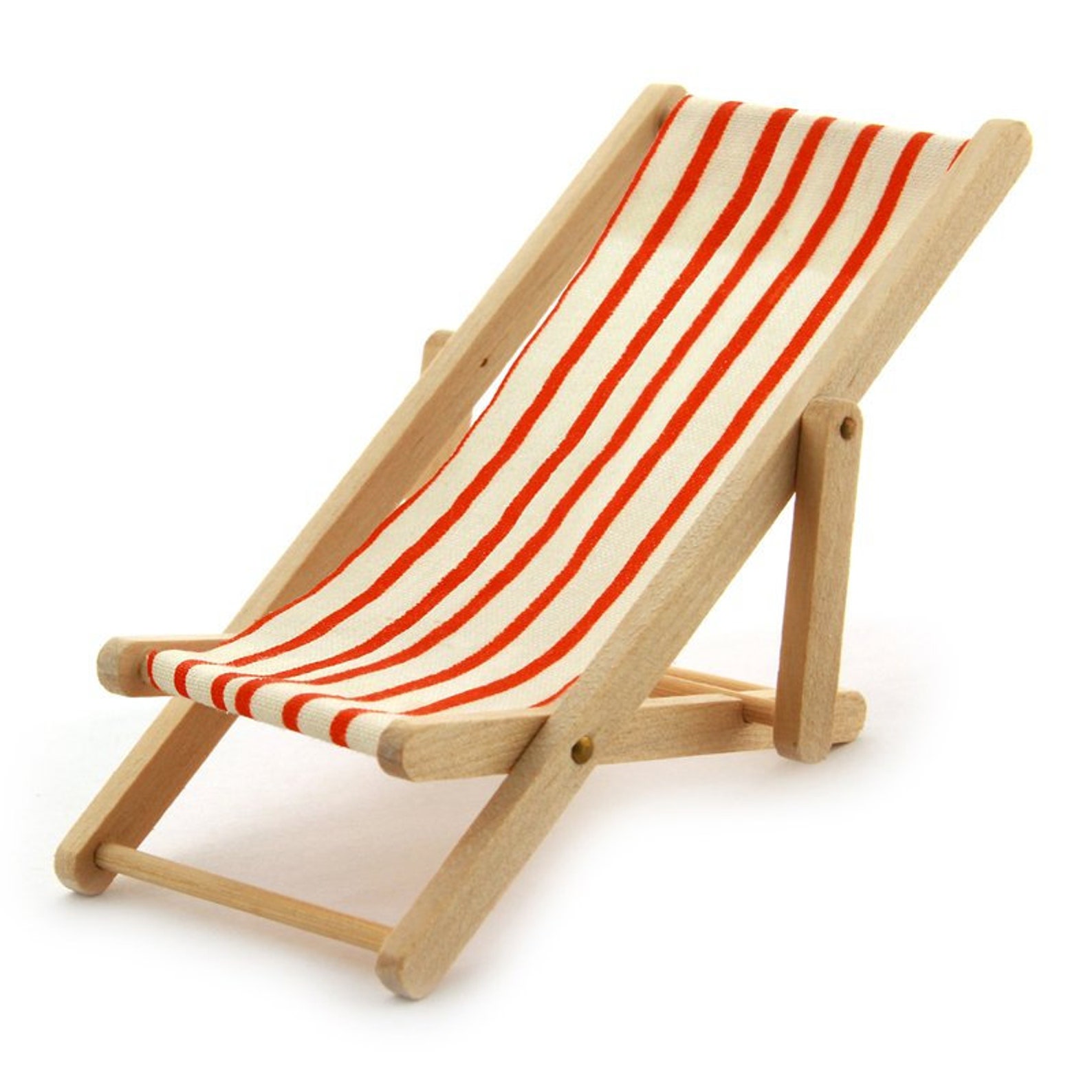 Dolls House Miniature Deck Chair Etsy UK
