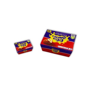 Miniature Dollshouse Easter Egg Chocolate Box