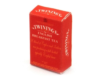 Twinings Tea Box Miniature 1:12th