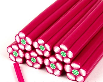 Unbaked Polymer Clay Flower Cane Nail Art And Jewellery Various