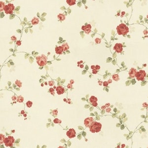 Miniature Small Trailing Rose Wallpaper Red